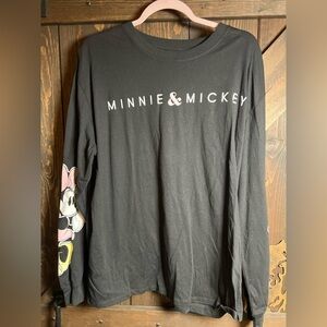 Disney Mickey Mouse Black Shirt